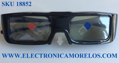GAFAS ACTIVAS 3D / PANASONIC TY-ER3D5MA / N5ZZ00000321 / SUSTITUTA TY-ER3D4MU / MODELO TC-P65ZT60 / TC-P50ST60 / TC-P50ST60 / TC-P55VT60 / TC-P60ST60 / TC-P60VT60 / TC-P65ST60 / TC-P65VT60 / TC-P60ZT60 	